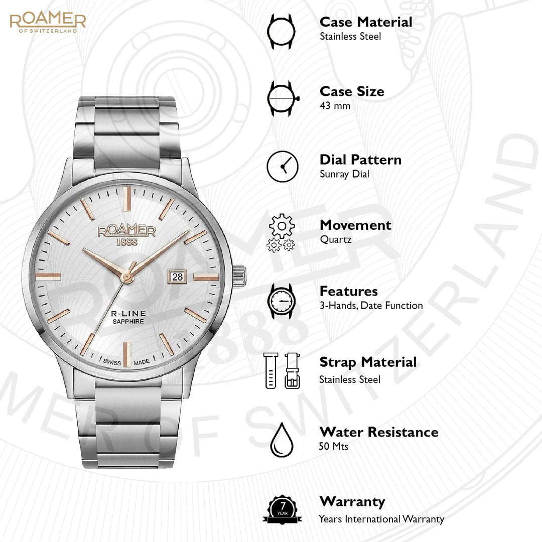 R-Line Classic Quartz Men's Watch -  718833 41 15 70