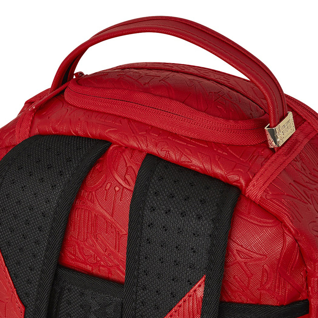 Limited Edition Red Scribble Backpack For Unisex - 910B5367NSZ