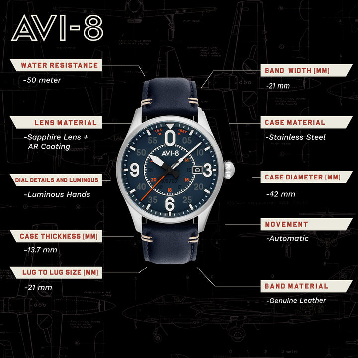 Spitfire Automatic Men's Watch - AV-4090-02