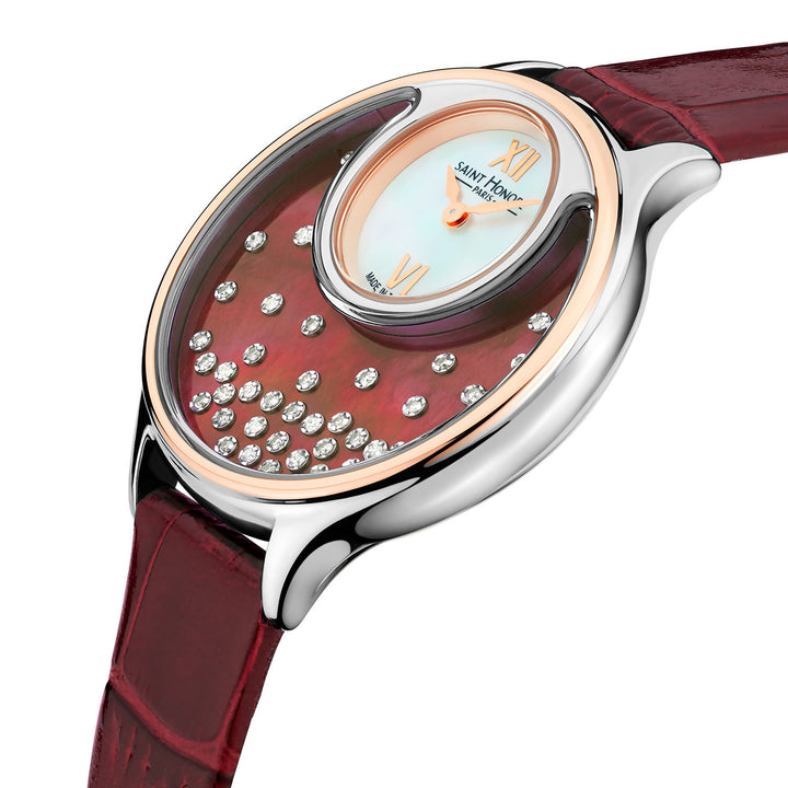 Dauphine Quartz Diamond Women's Watch With Gift Set - DP710014 6YRR-S