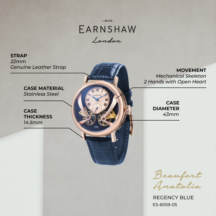 Beaufort Anatolia Automatic 40 Jewels Men's Watch -  ES-8059-05