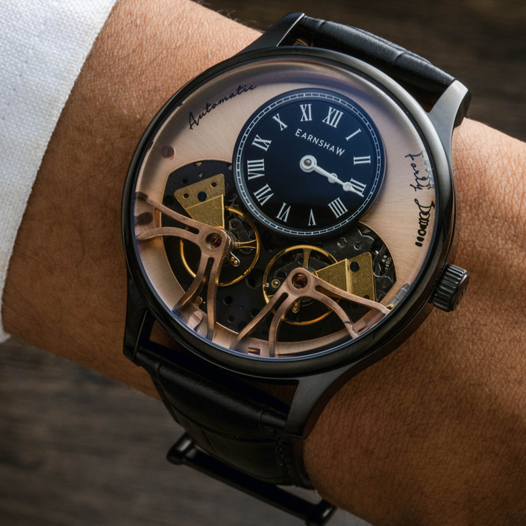 Scientists Faraday Double Barrel Automatic Men's Watch -  ES-8179-0D