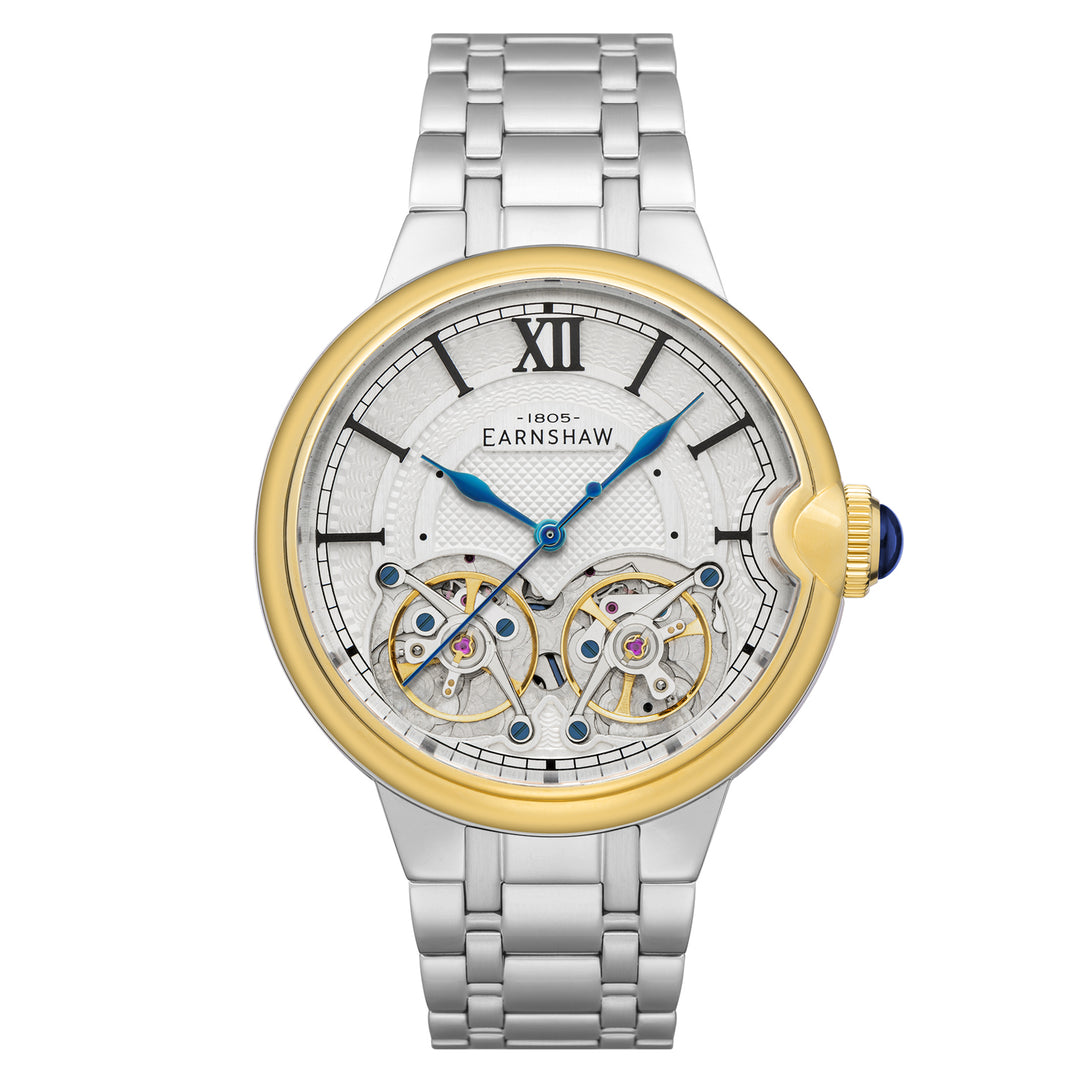 Barralier Double Heart Dual open Heart Men's Watch -  ES-8266-44