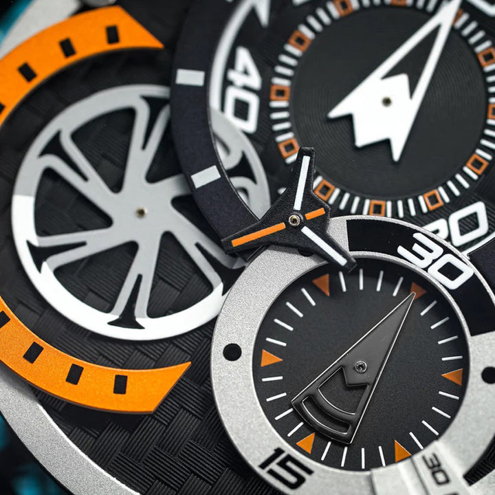 RIM Monza Chronograph Men's Watch - F1-GYBLK