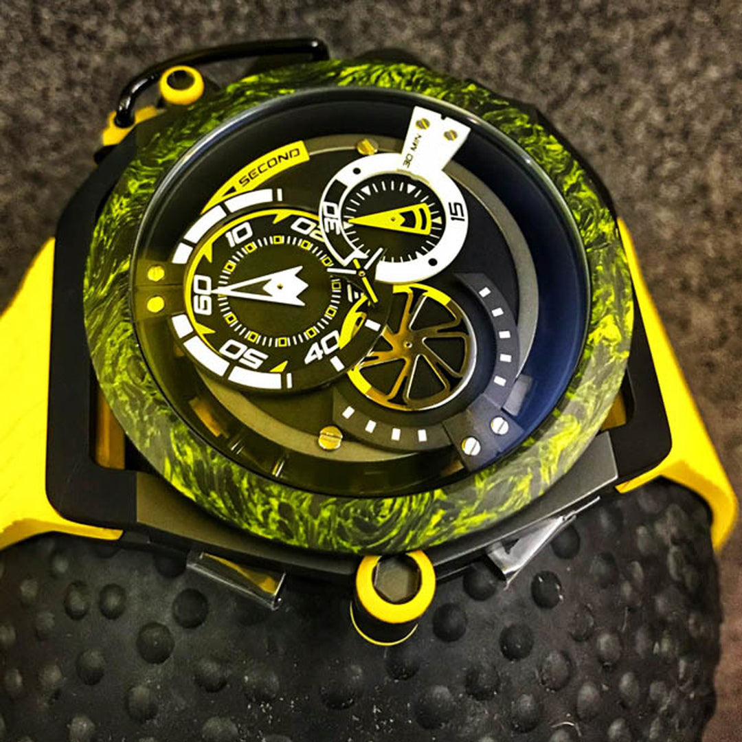 RIM Monza Chronograph Men's Watch - F1-YWBLK