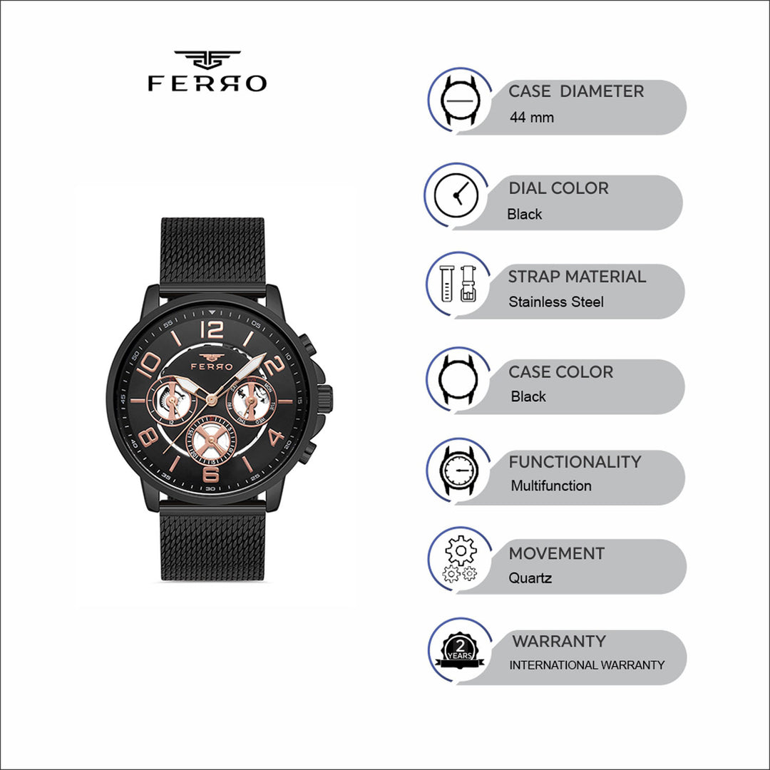 Multifunction Men's Watch - FM11146C-G