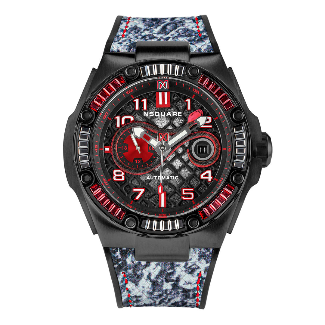 Snake Special Edition Automatic Swarovski Crystal Men's Watch - G0473-N51.4