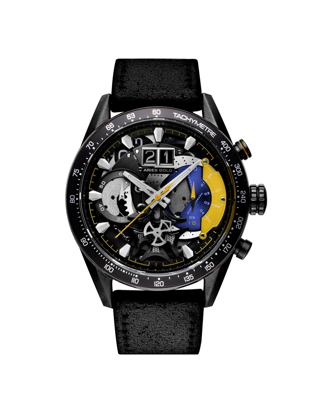 Jolter Chronograph Men's Watch -  G 7008 BK-YW