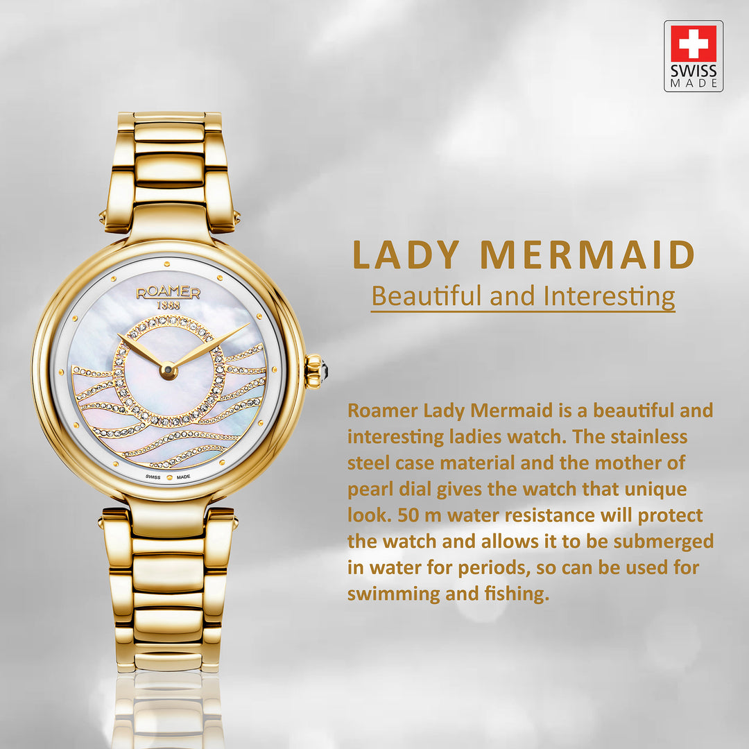 Lady Mermaid Quartz MOP Women's Watch -  600857 47 15 50