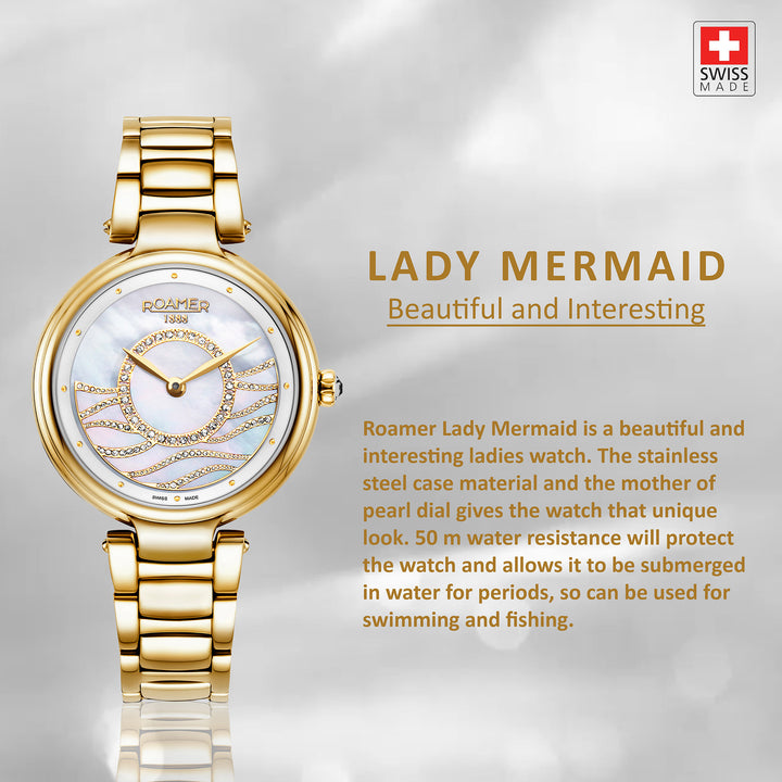 Lady Mermaid Quartz MOP Women's Watch -  600857 48 15 50