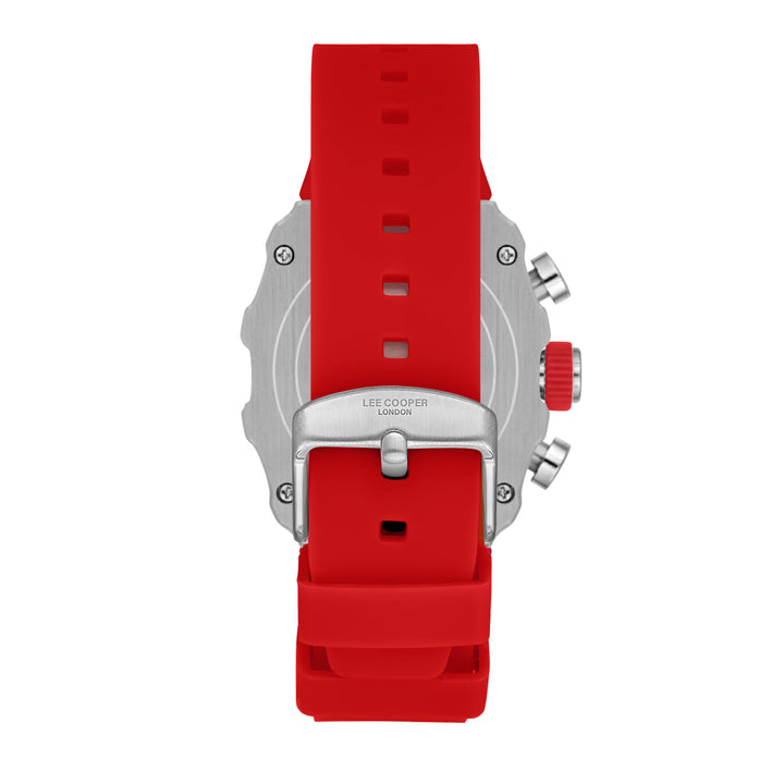 Multifunction Black Tonneau Dial Men's Watch - LC08062.388