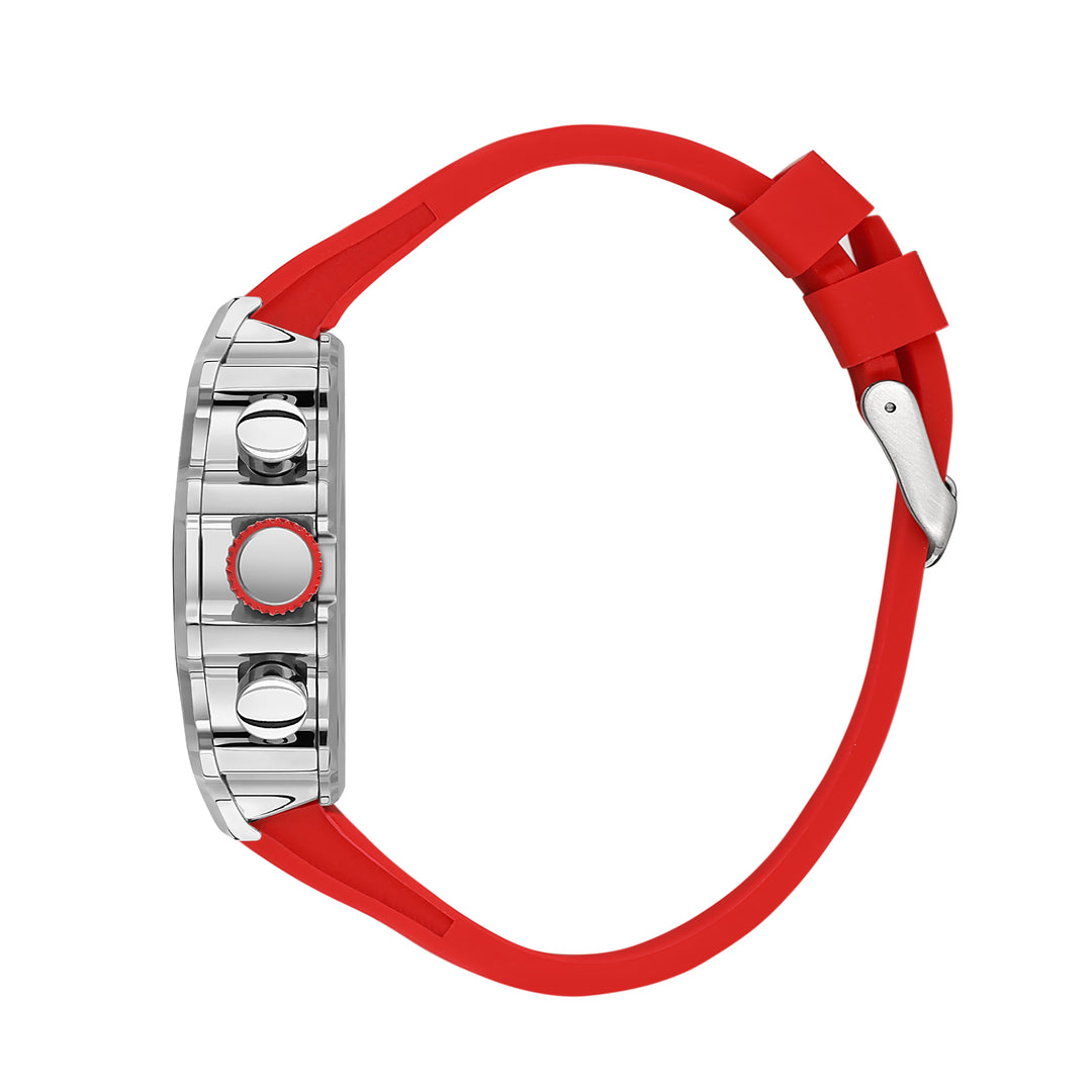 Multifunction Black Tonneau Dial Men's Watch - LC08062.388