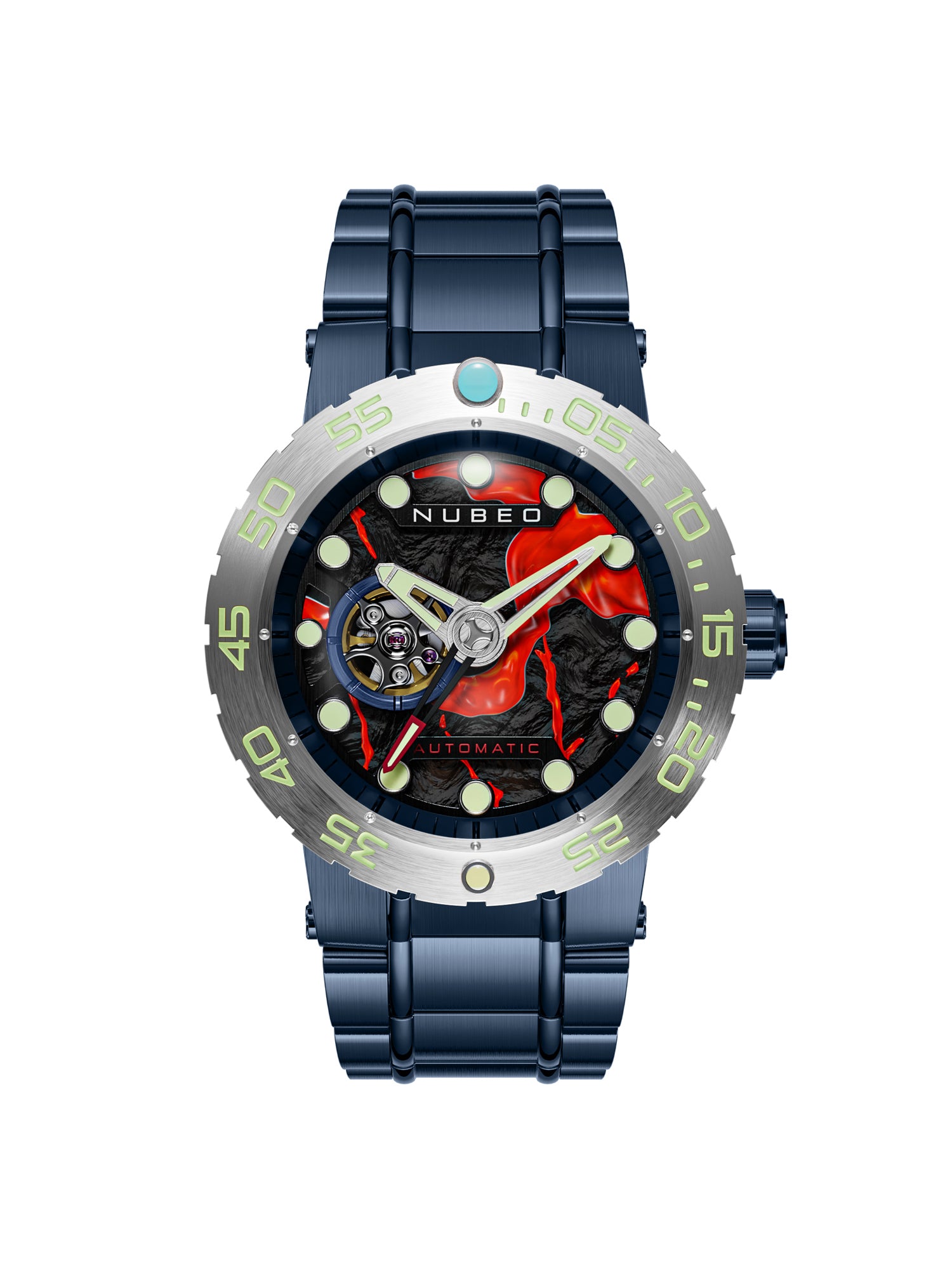 Nubeo Orbit Watch Opportunity Automatic Limited Edition 24 Jewels Men's Watch NB-6086-22