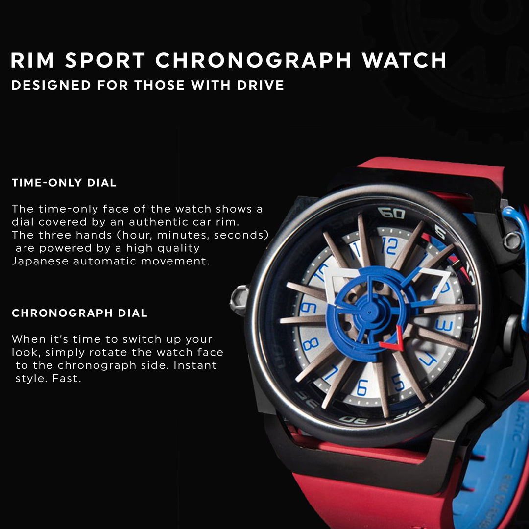 RIM Sport Chronograph Men's Watch - RIM01-BK186