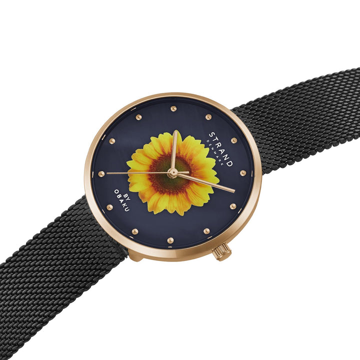 Sunflower Night Quartz Women's Watch - S700LXVBMB-DS