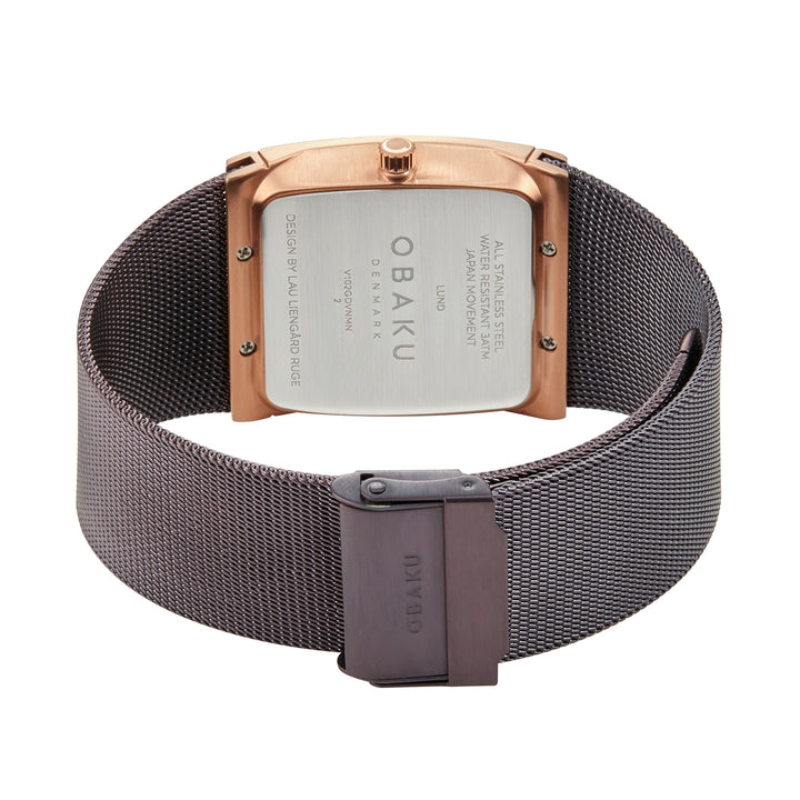 Lund Walnut Quartz Men's Watch -  V102GDVNMN