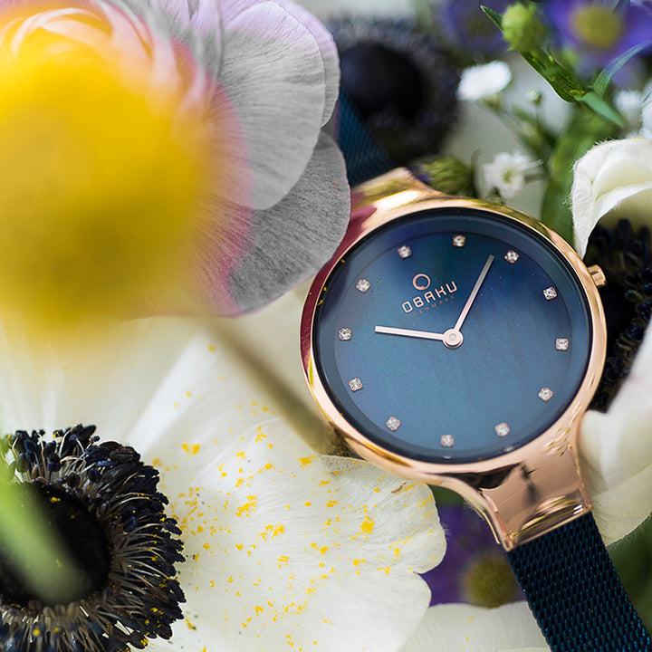 Sky Ocean Quartz MOP Women's Watch - V173LXVLML