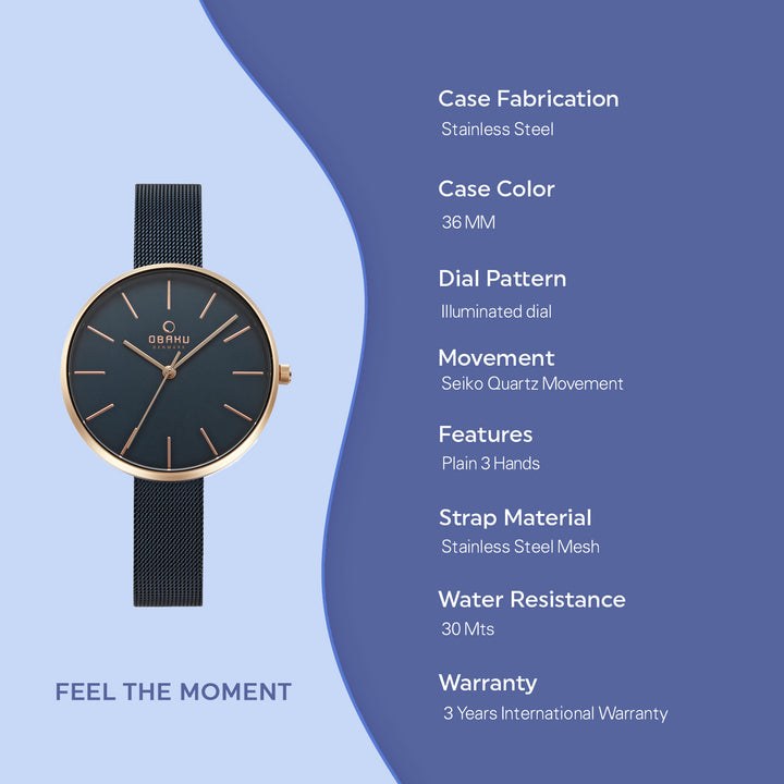 Viol Ocean Quartz Women's Watch - V211LXVLML