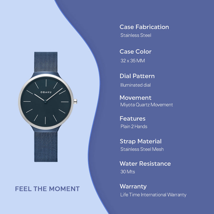 Ark Lille Arctic Quartz Women's Watch -  V240LXHLML