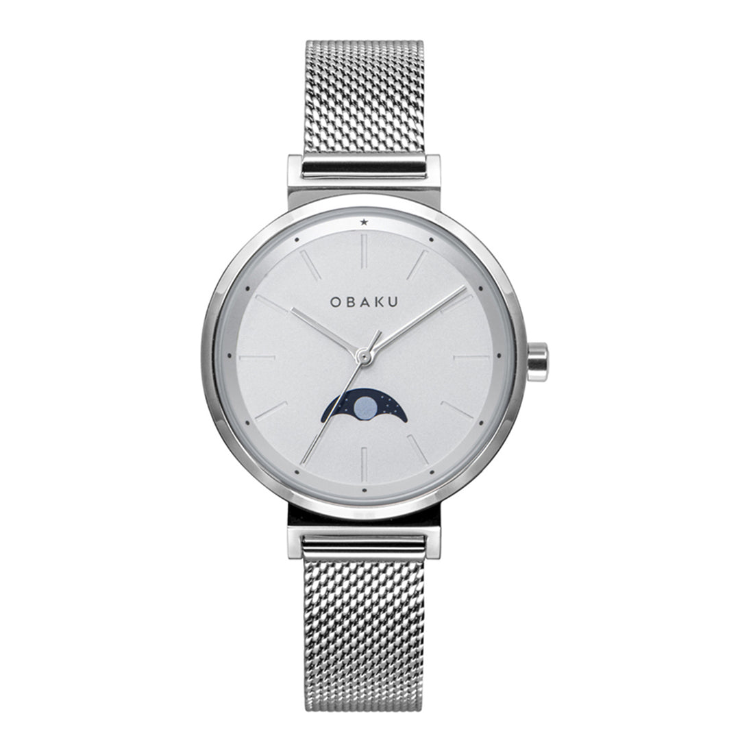 Maane Steel Moonphase Women's Watch - V243LMCIMC