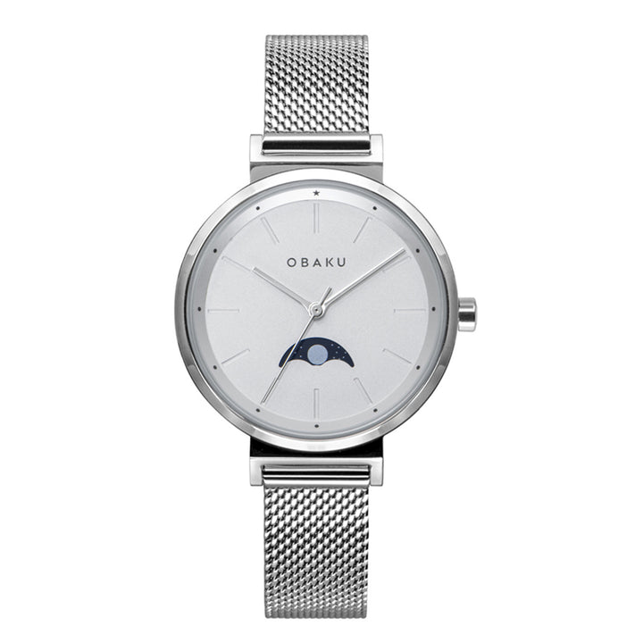 Maane Steel Moonphase Women's Watch - V243LMCIMC