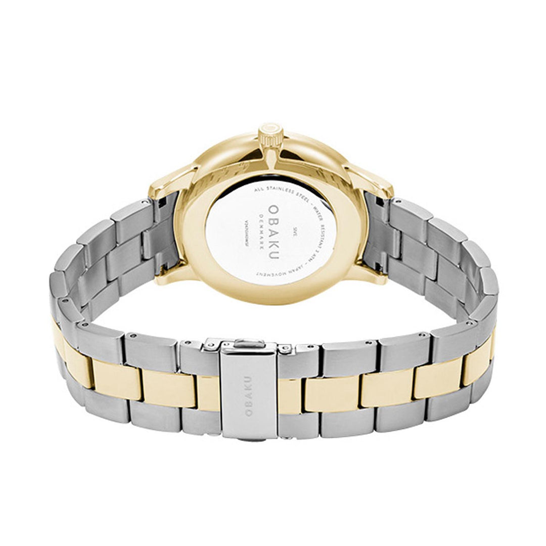 Lyng Crystal Quartz MOP Men's Watch - V247GHGWSF