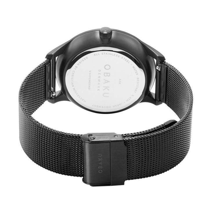 Ask Charcoal Multifunction Men's Watch -  V249GMBBMB