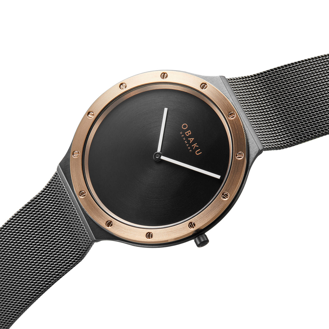 Note Night Quartz Men's Watch -  V285GXMBMB