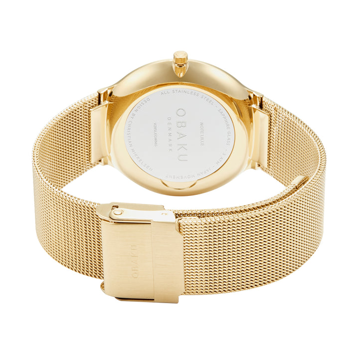 Note Lille Gold Quartz Women's Watch -  V285LEGWMG
