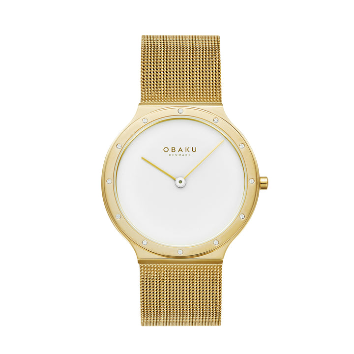 Note Lille Gold Quartz Women's Watch -  V285LEGWMG