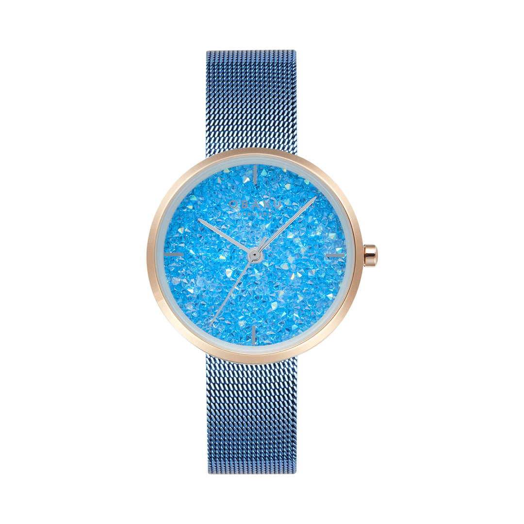 Glimmer Lightblue Quartz Women's Watch - V289LHVMMA