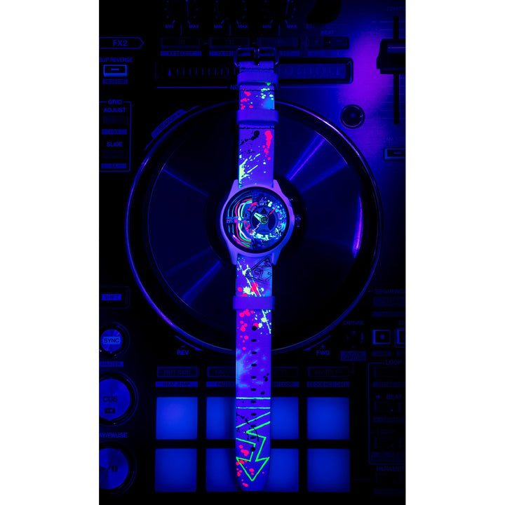 The Neon Z Limited Edition Night Light Quartz Men's Watch - ZZ-A1A/07-NLW