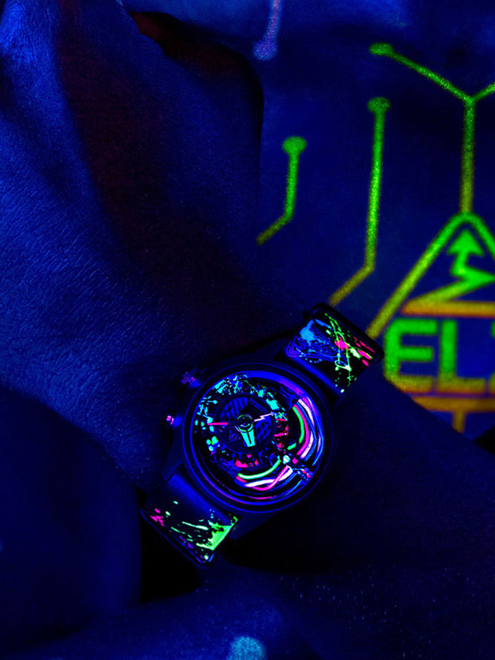 The Neon Z Limited Edition Night Light Quartz Men's Watch - ZZ-A1A/08-NLD