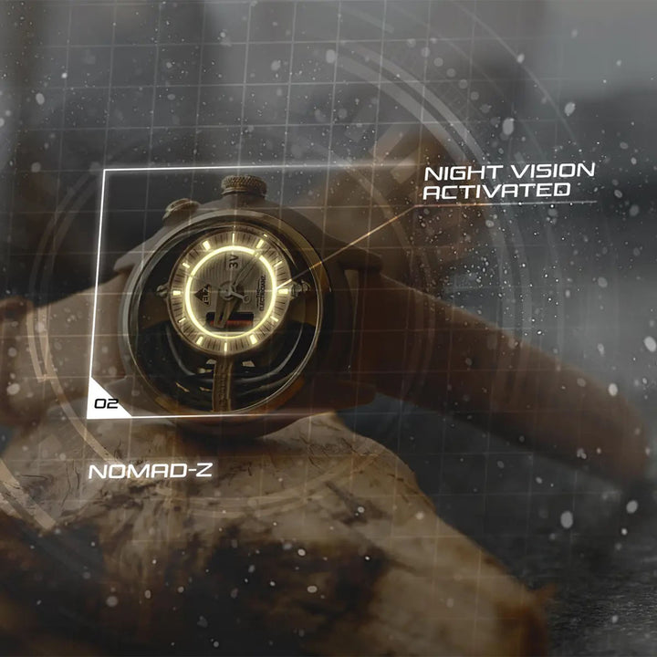 NOMAD Z Night Light Quartz Men's Watch - ZZ-A1C/09-CLK