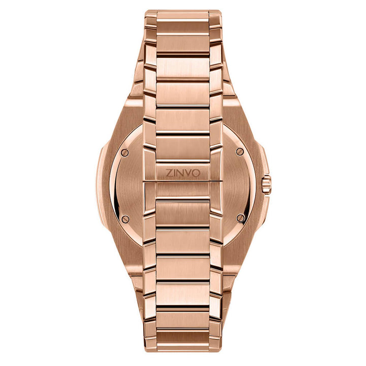 Rival Rose Gold Quartz Men's Watch With Additional Strap - 100-06