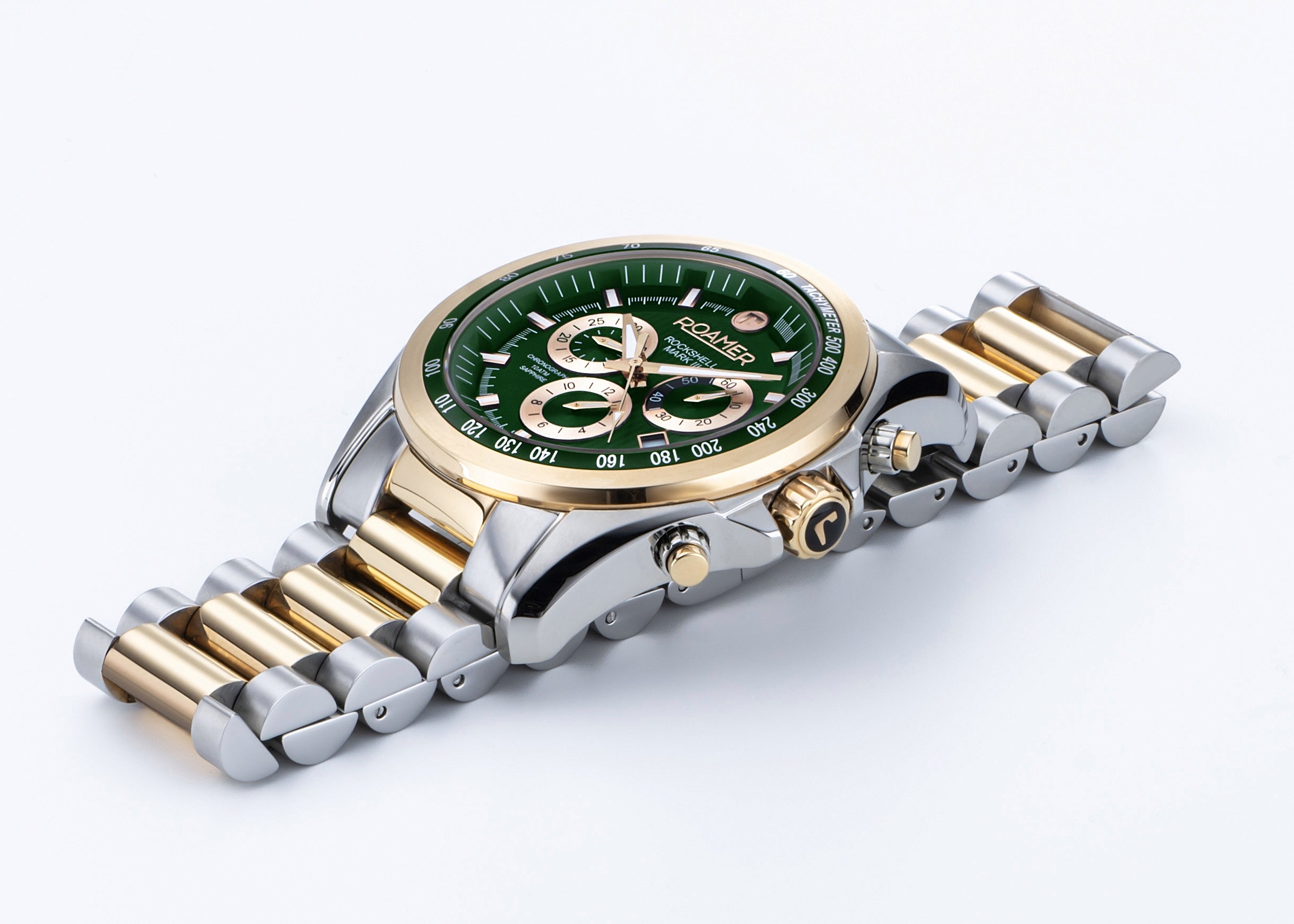 ◆naharu◆ Rockshell Mark III Chrono Quartz Men's Watch - 220837 48 75