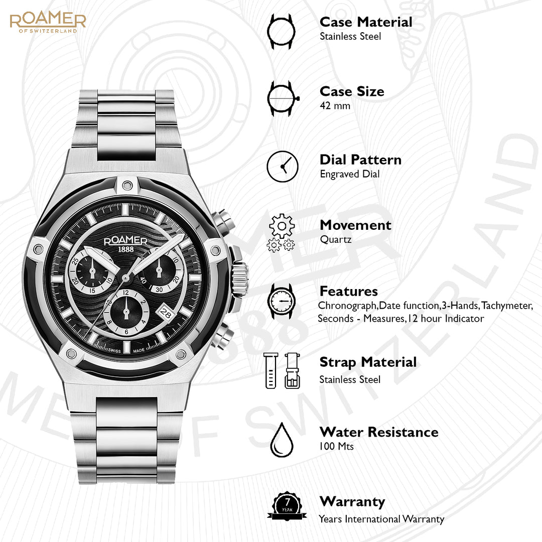 Tempomaster Chrono Quartz Men's Watch -  221837 41 55 20