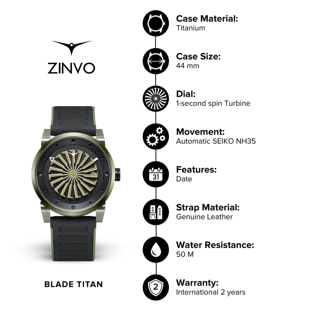 Blade Titan Automatic Men's Watch 255 - Main Image