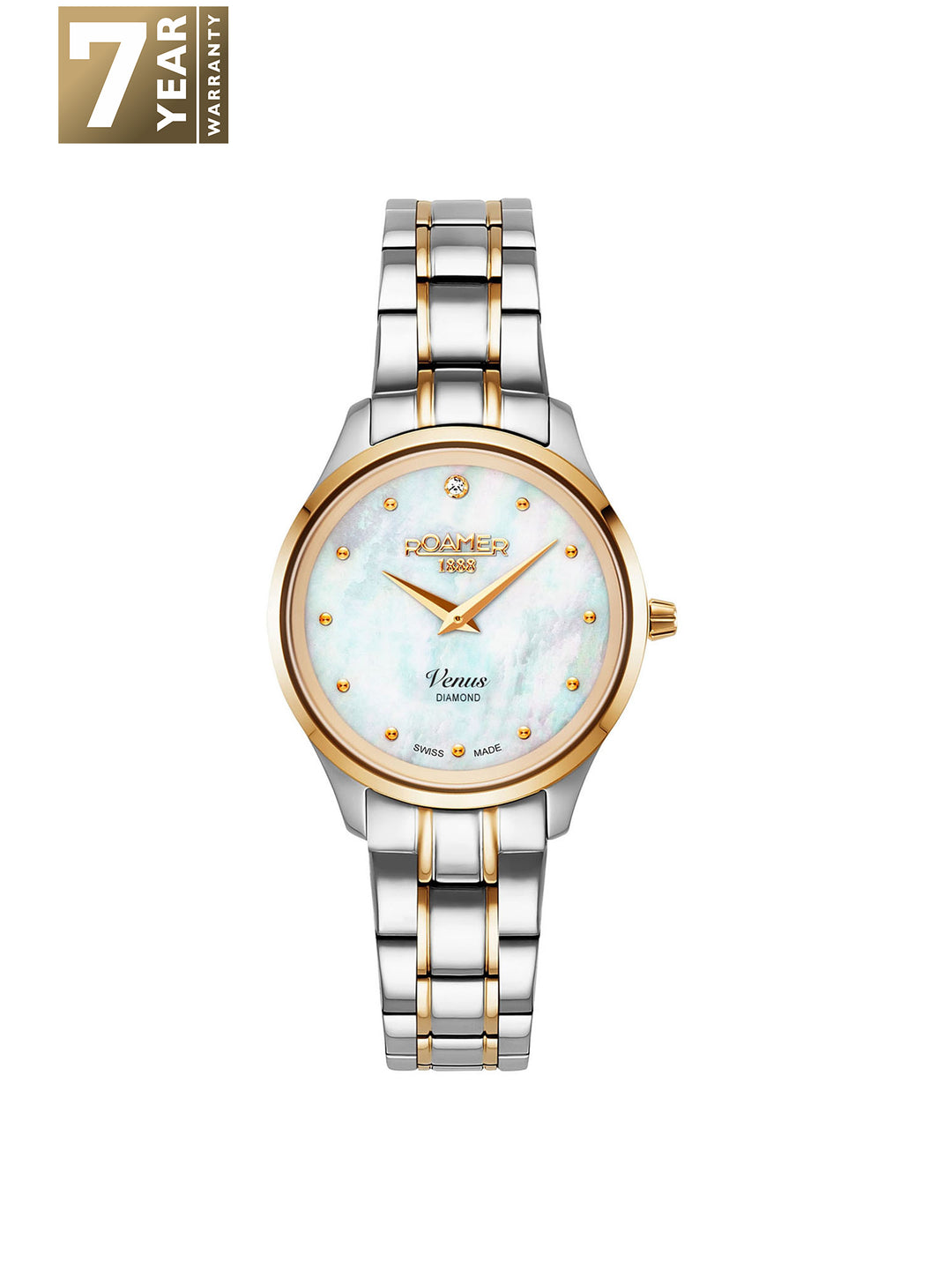 Venus Diamond Quartz MOP Women's Watch -  601857 47 89 20