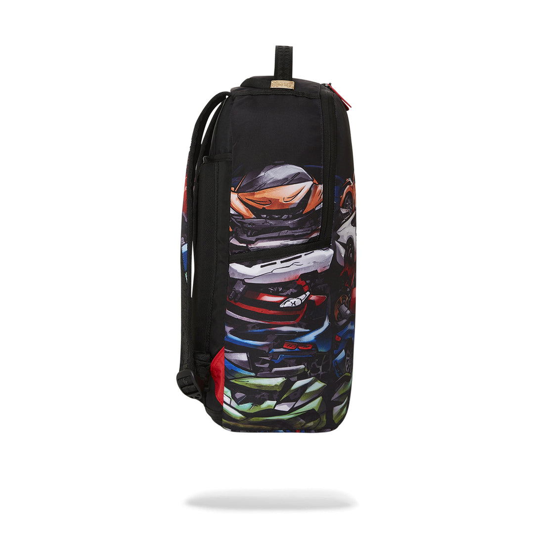 Limited Edition Crushed Sports Cars DLXSR Backpack For Unisex - 910B1446NSZ