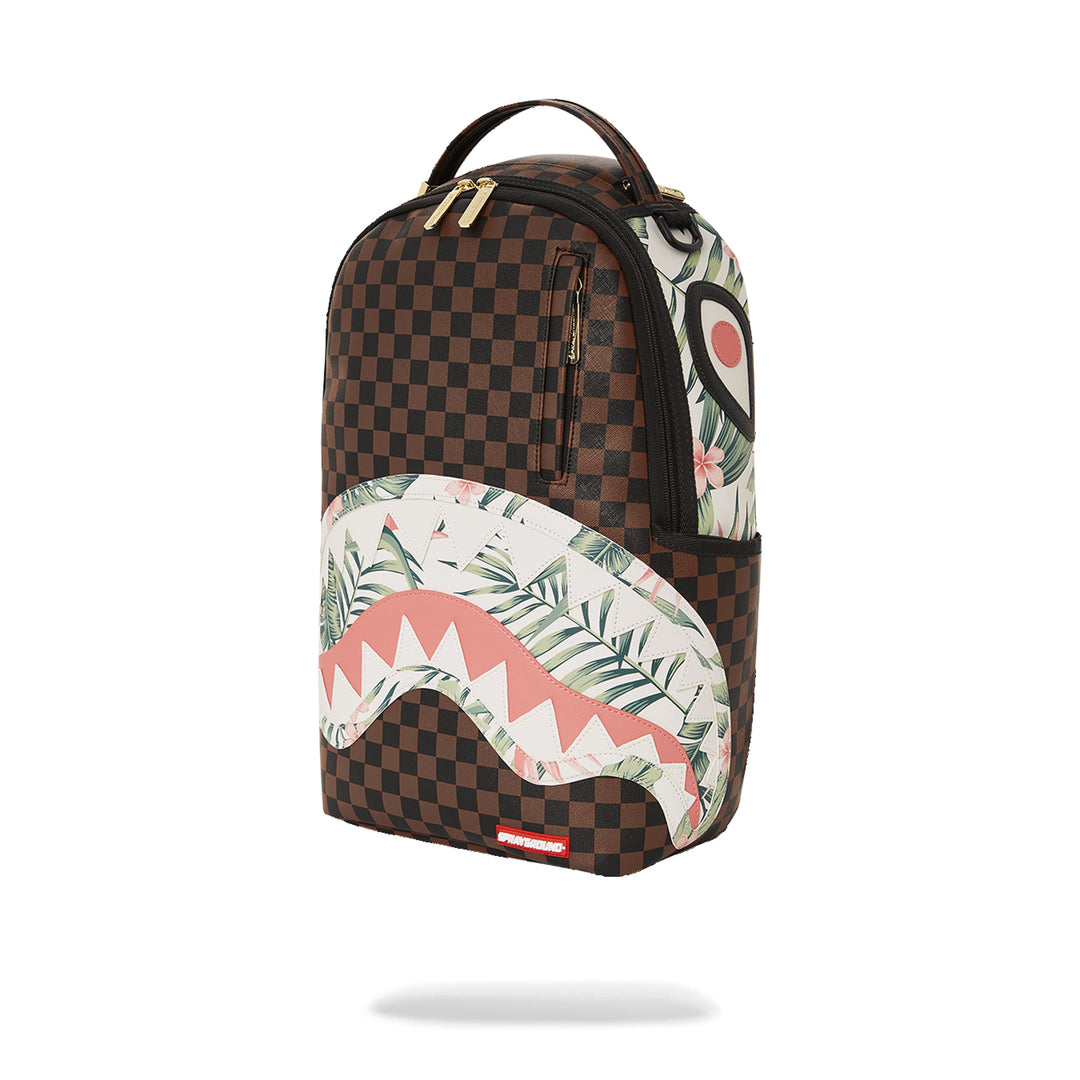 Limited Edition Tropical Floral Sip DLXSV Backpack For Women - 910B4274NSZ