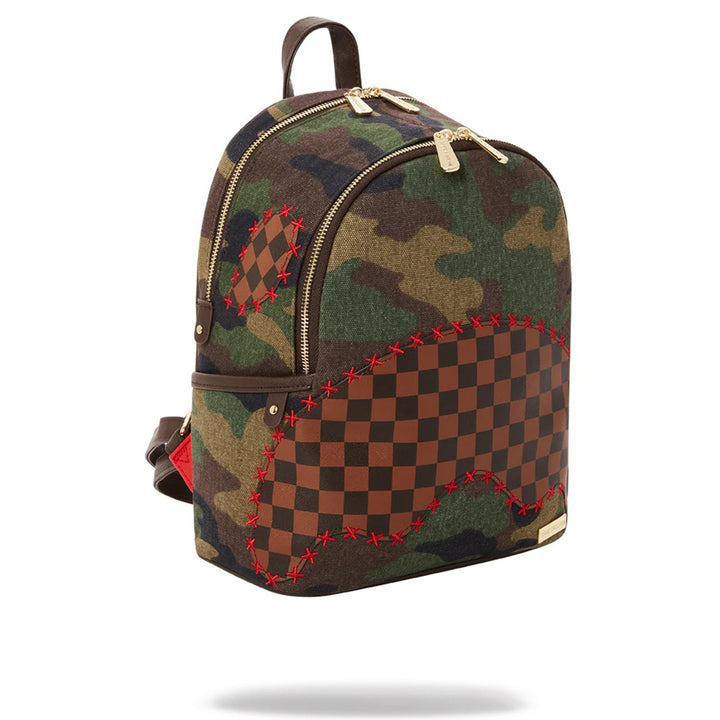 Limited Edition Camo Shark Shape Check Savage Backpack For Unisex - 910B4320NSZ