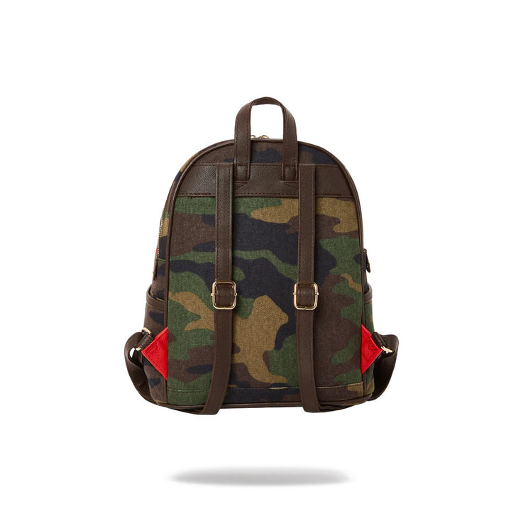 Limited Edition Camo Shark Shape Check Savage Backpack For Unisex - 910B4320NSZ