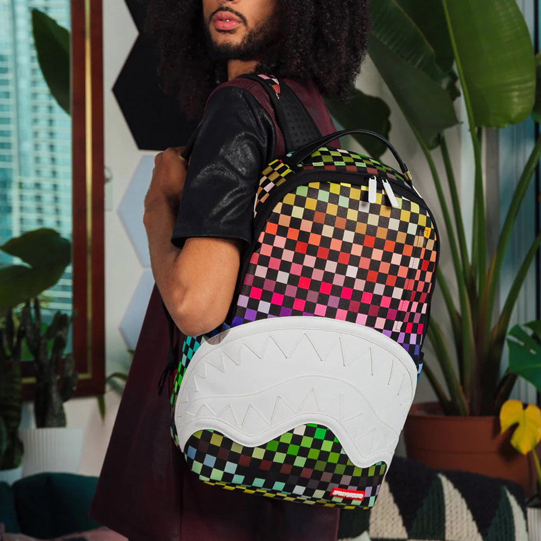 Limited Edition Calm Check Colors DLXSV Backpack For Unisex - 910B4824NSZ