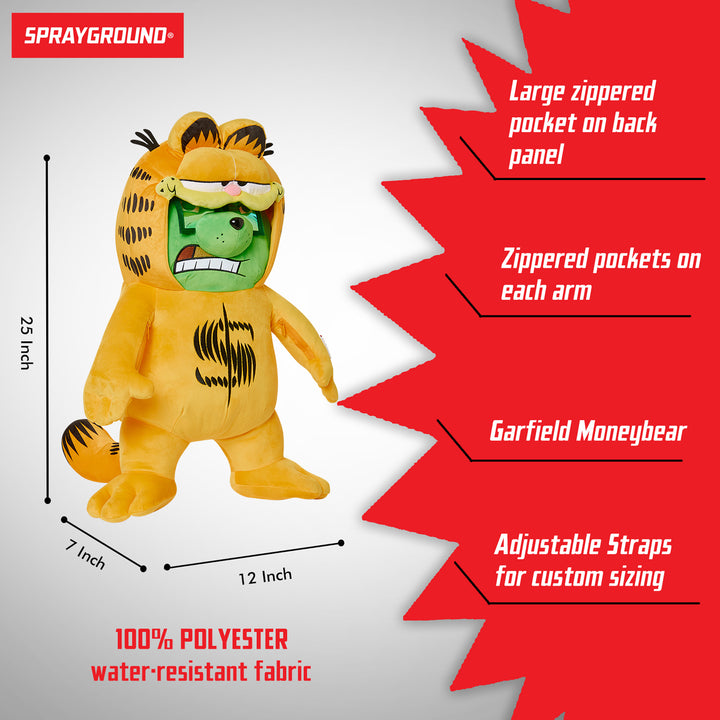 Limited Edition Garfield Money Bear Backpack Unisex - 910B4892NSZ