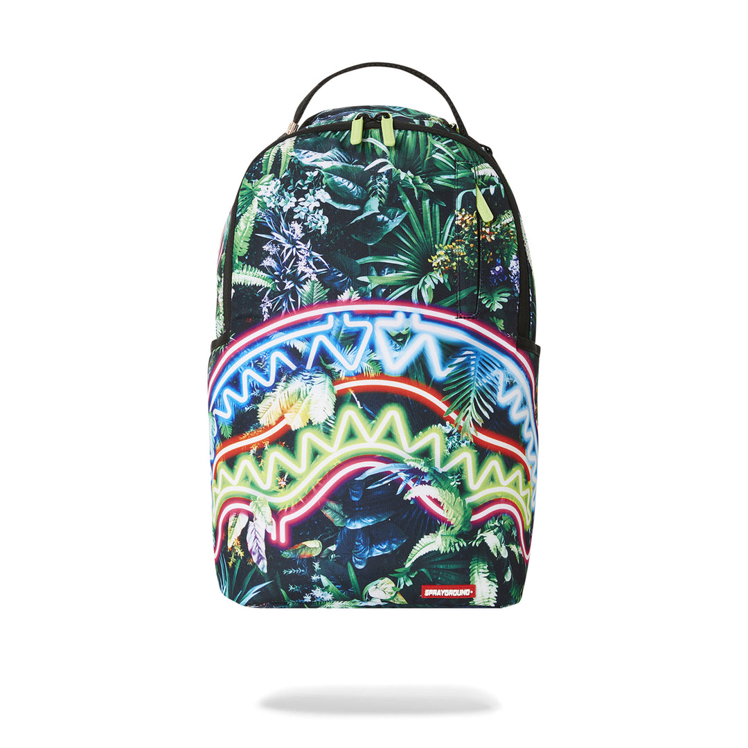 Limited Edition Neon Shark Jungle DLXSR Backpack For Women - 910B5141NSZ