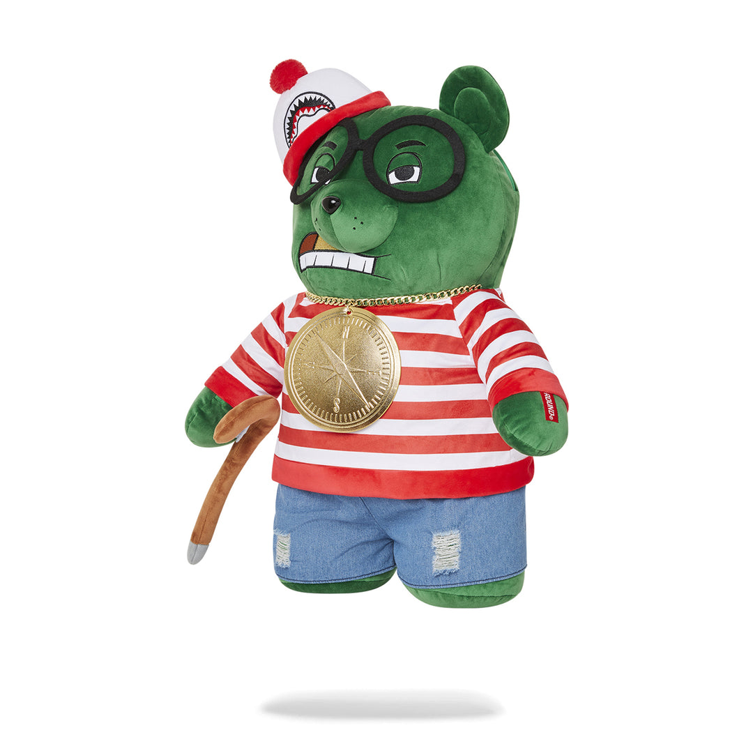 Limited Edition Wheres Waldo Money Bear Backpack With Walking Stick For Unisex - 910B5142NSZ