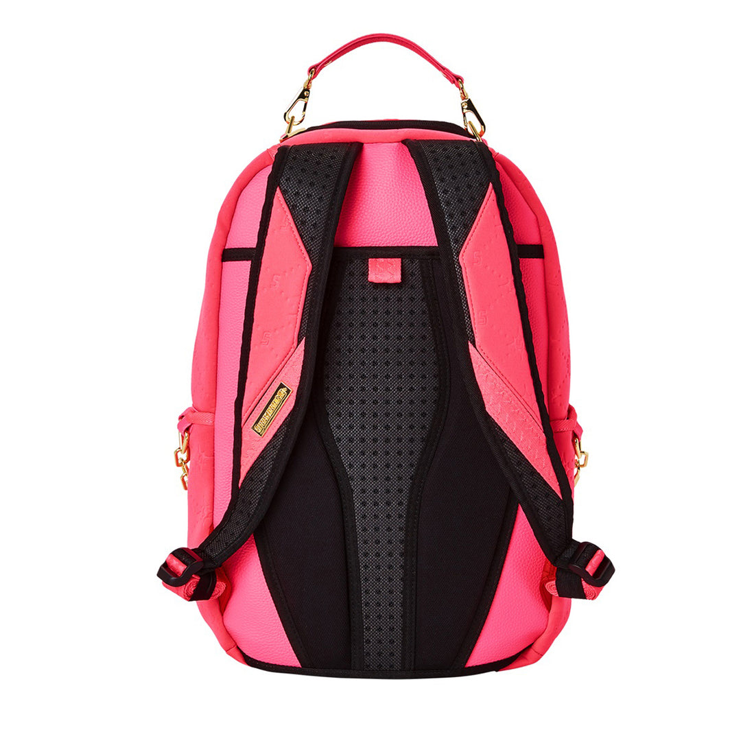 Limited Edition Pink Embossed Dlxsf Backpack For Women - 910B5309NSZ