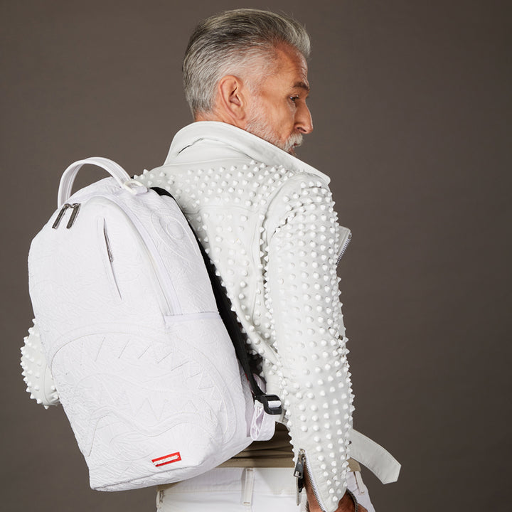 Limited Edition White Scribble Backpack For Unisex - 910B5377NSZ