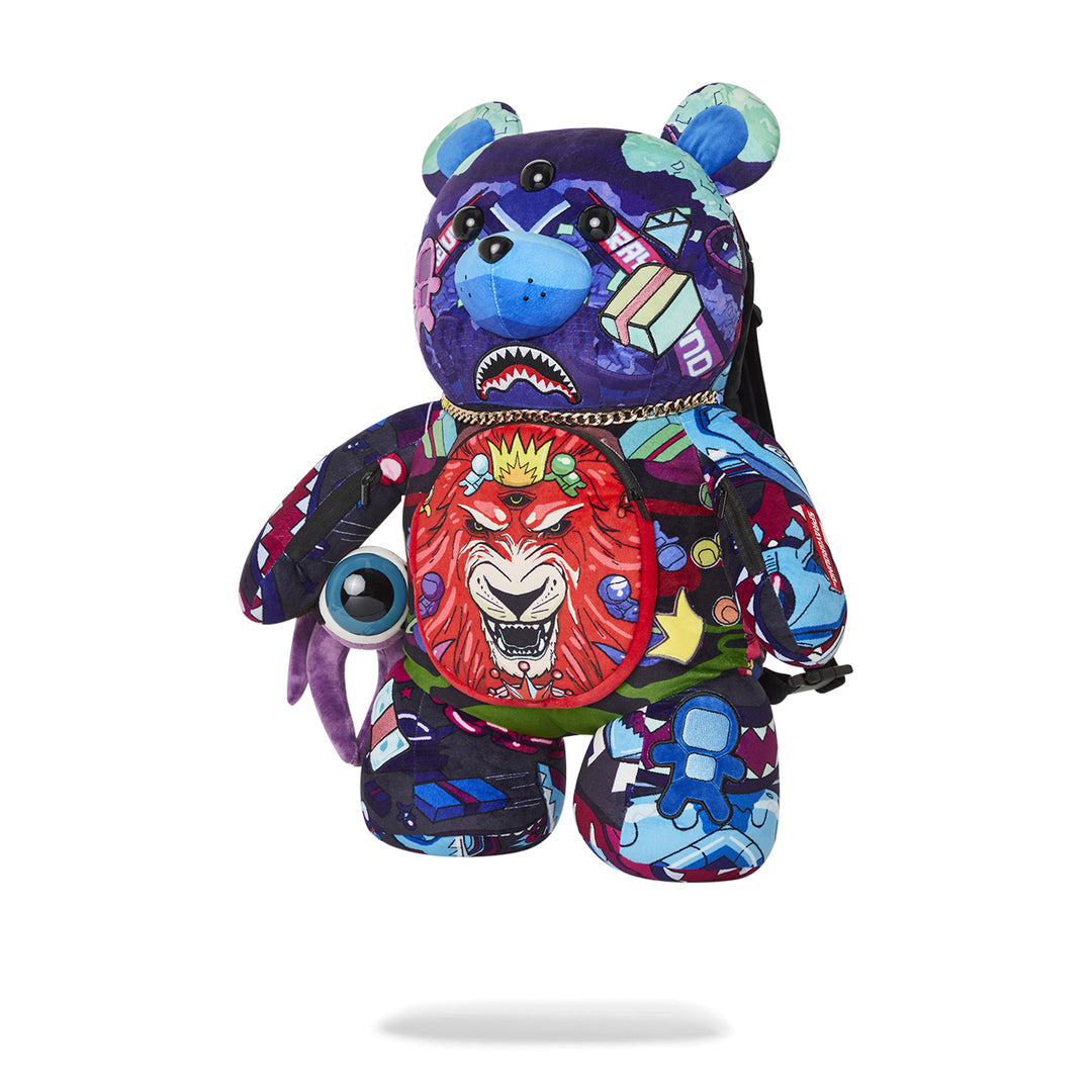 Limited Edition Astro Psycho Bear Backpack With Monster Eye For Unisex - 910B5490NSZ